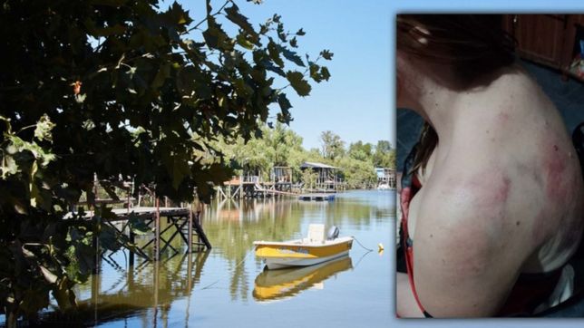 evacuaron en lancha a una mujer que fue atropellada por un caballo en la isla paulino