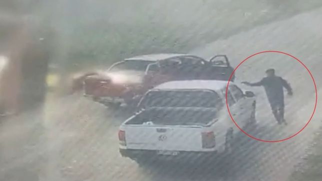 video: audaz robo armado en inmediaciones de un country de la plata