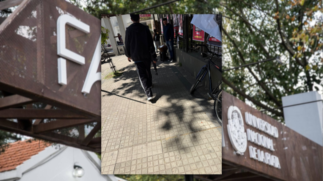 un nene, un arma larga de juguete y mucha confusion: ¿que fue lo que paso en la facultad de arquitectura?