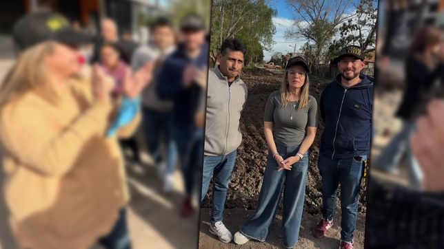 carolina piparo monto una escena, los vecinos la dejaron en offside y termino en un papelon