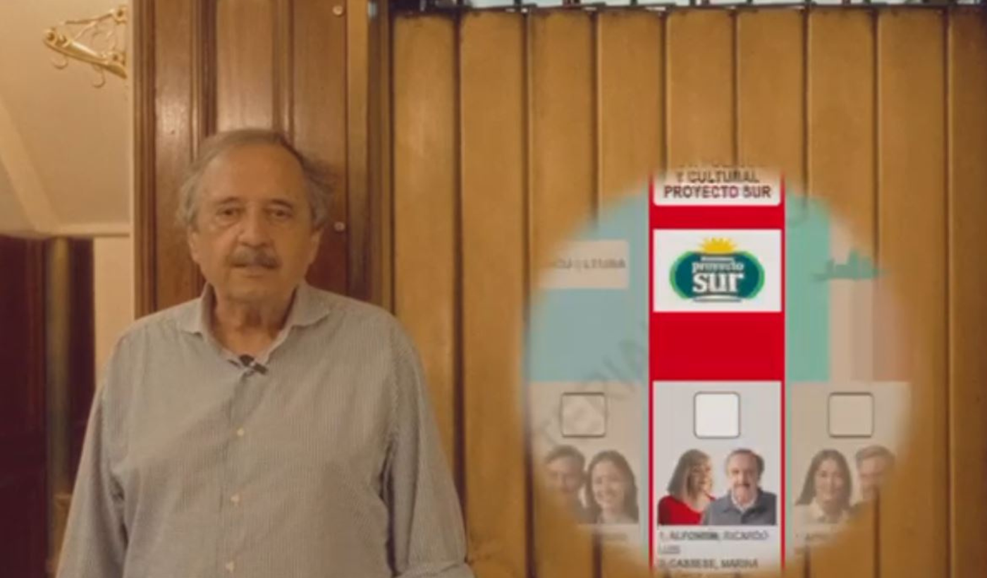 Raul alfonsin spot boleta única