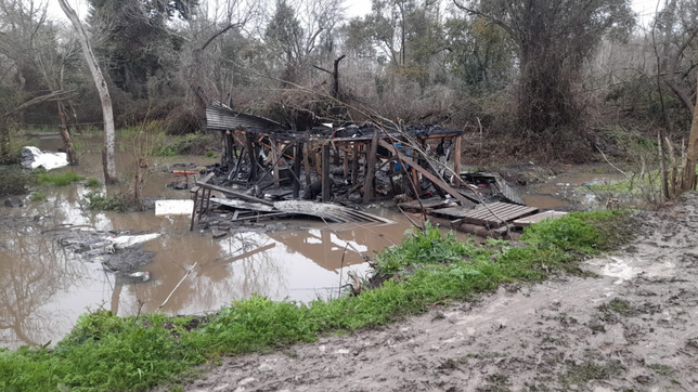 asi fue el rescate de los cuatro chicos atrapados en un incendio en punta lara