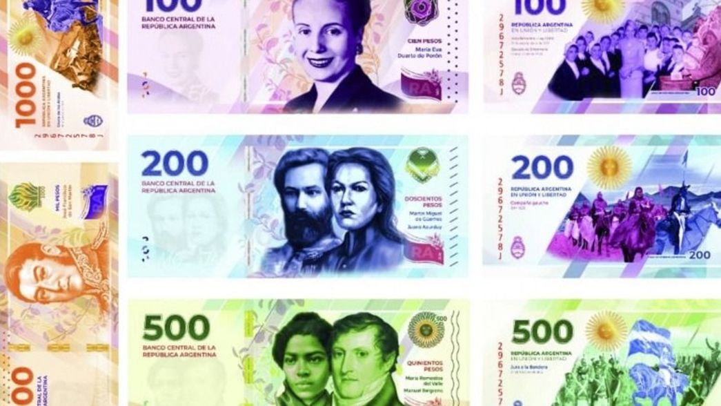 ¿Cuándo entrarán en circulación los nuevos billetes de 100, 200, 500 y 1.000 pesos?