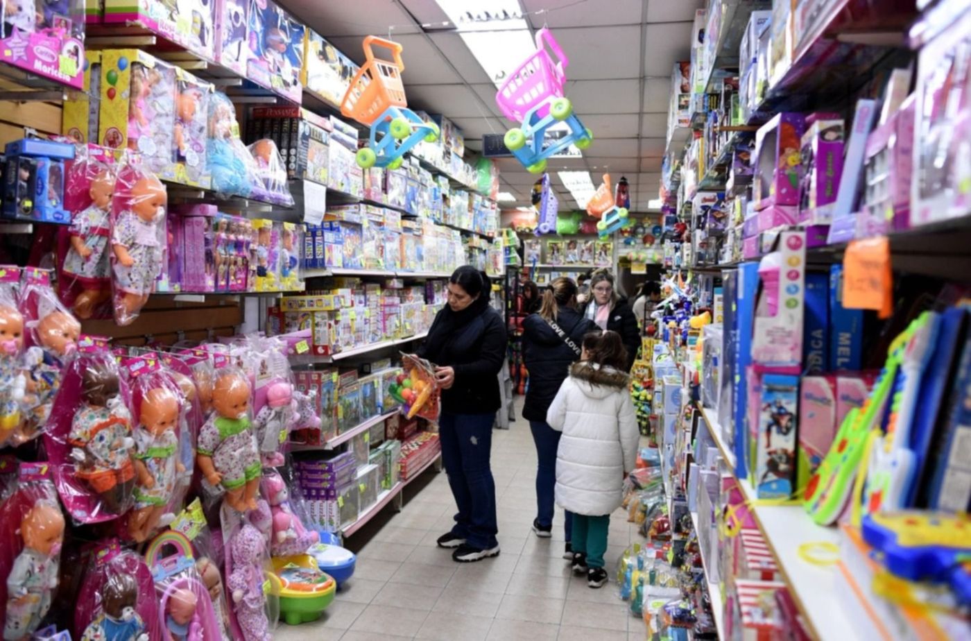 Jugueterías en la previa del día del niño
