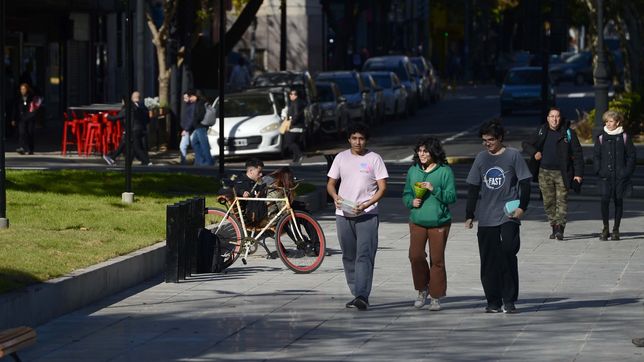 siguen los dias primaverales en la plata, a la espera de la tormenta de santa rosa