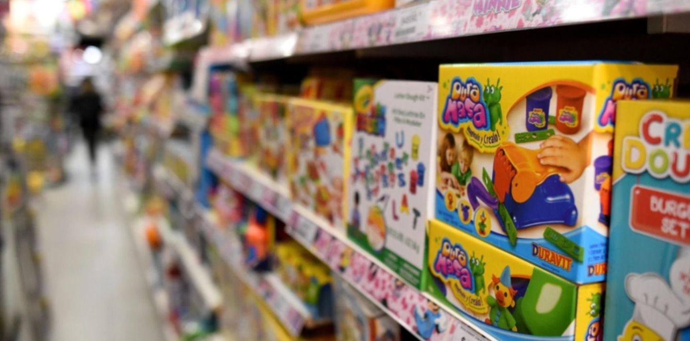 Jugueterías en la previa del día del niño