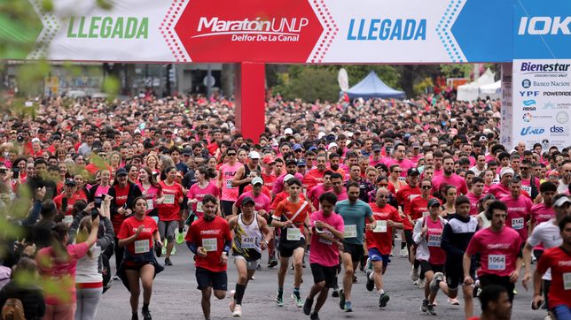 se suspendio la maraton unlp a causa de la tormenta en la plata y el alerta naranja