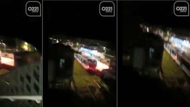 insolito choque de trenes en tolosa: pudo ser una tragedia