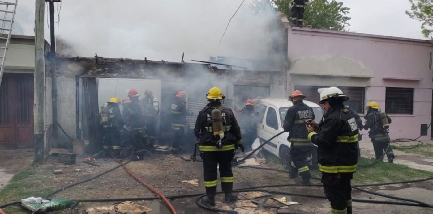 Incendio en Barrio Campamento