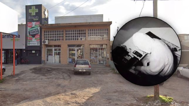 asalto un autoservicio de city bell y se llevo un balde, un whisky y toda la recaudacion