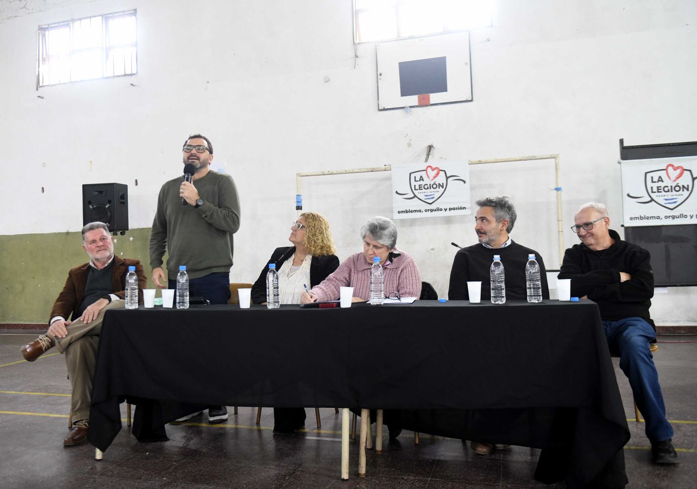Rub&eacute;n Albino, Leonardo Fosatti, Claudia Bracchi, Flavia Terigi, Mat&iacute;as Moreno y Pablo D&iacute;az