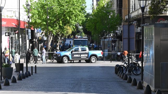 cortaron calle 8 por una fuga de gas, pero aseguran que no esta vinculada al olor que se sintio
