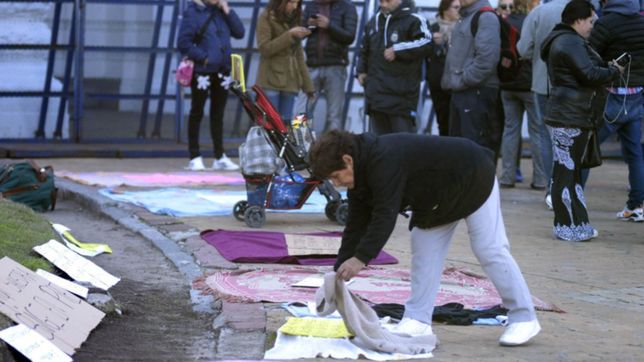 hablo una de las manteras tras el blindaje de plaza san martin: no le robamos a nadie
