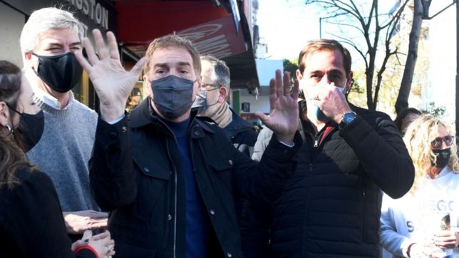 santilli desembarco en la plata con un fuerte discurso por la inseguridad