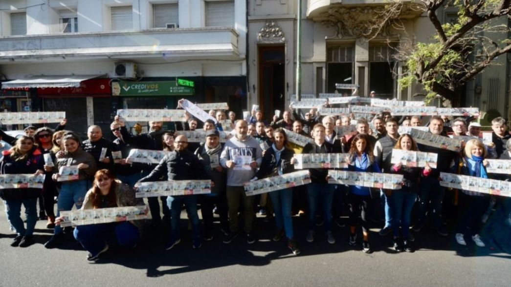 Operativo de la UCR local para llevar la boleta de Garro a los 30 mil afiliados platenses
