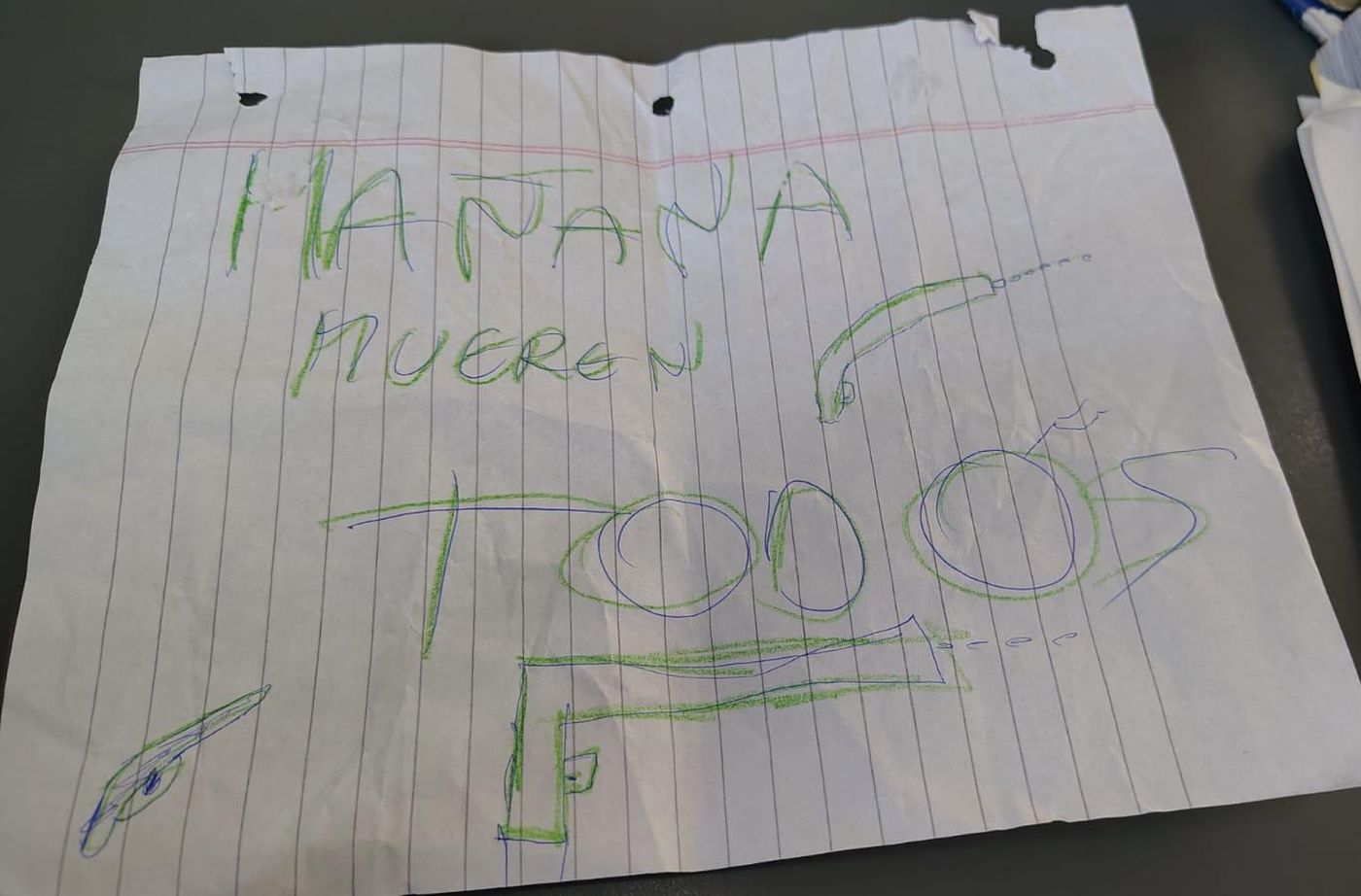 amenaza de tiroteo