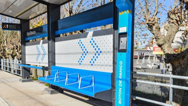 instalaron botones antipanico en las estaciones del ramal la plata del tren roca