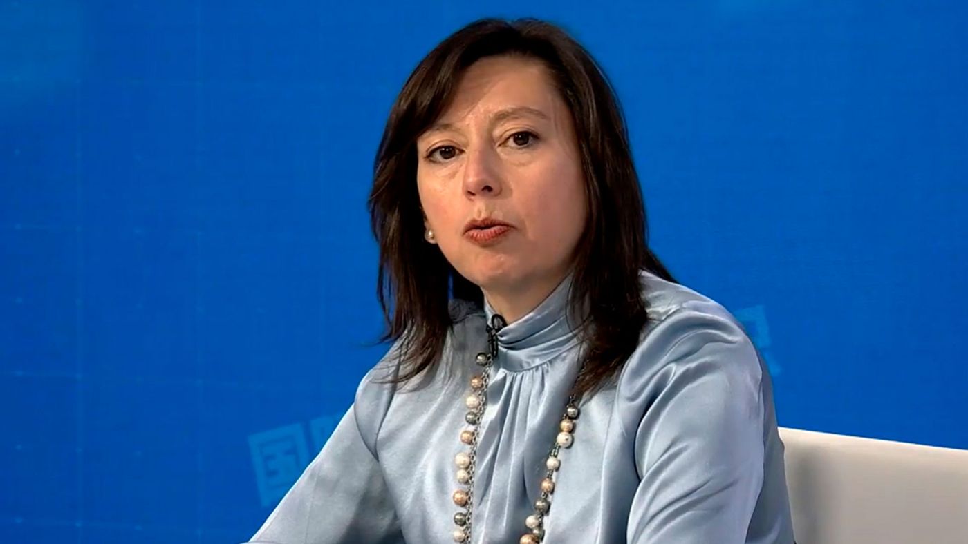 Julie Kozack, la portavoz del Fondo Monetario Internacional (FMI)