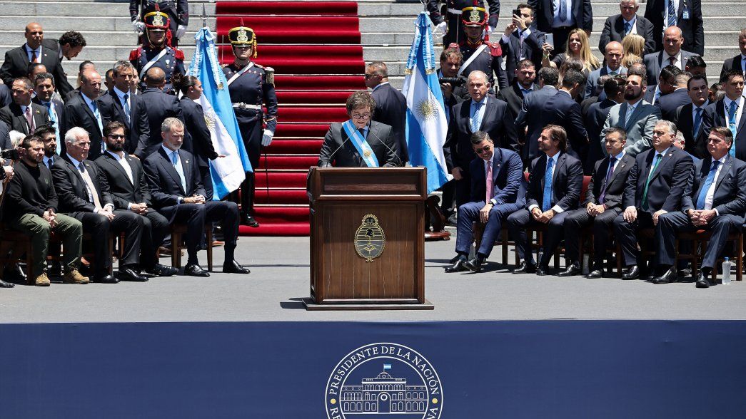 Milei recibió a las delegaciones extranjeras tras su asunción como Presidente