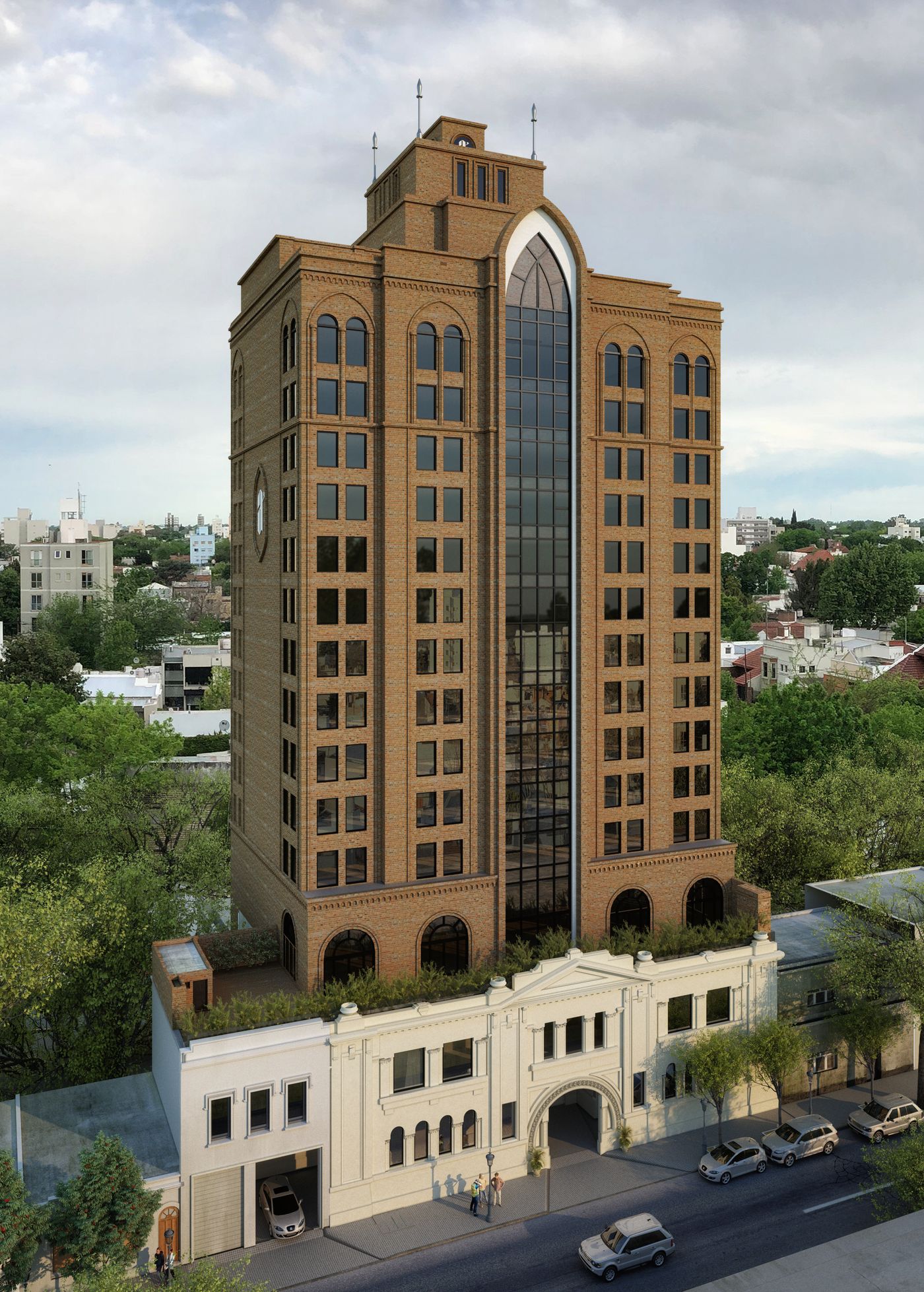 Así se verá por fuera el hotel Hilton que llega a La Plata por primera vez