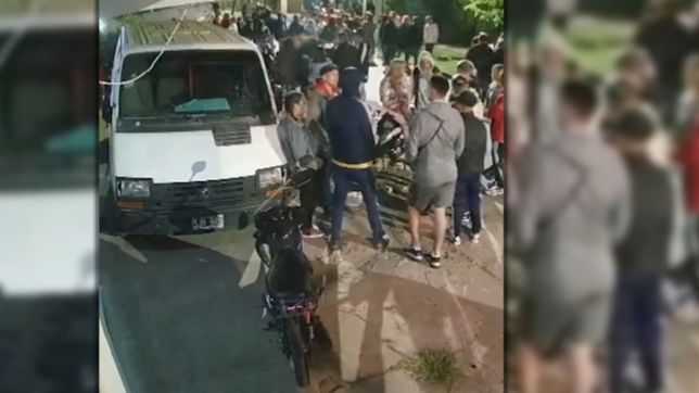 video: los instantes previos al crimen de la mujer y la sospecha sobre el cumpleanos