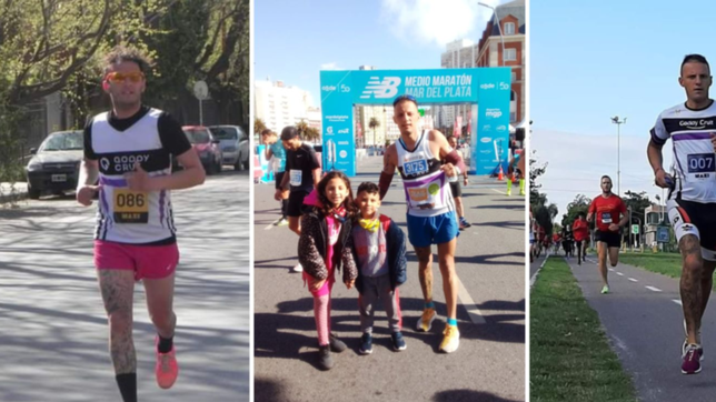 la emotiva historia de resiliencia de uno de los corredores de la media maraton la plata