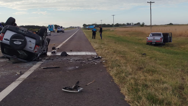 tragedia en ruta 2 con un joven muerto en el arranque del fin de semana largo de carnaval