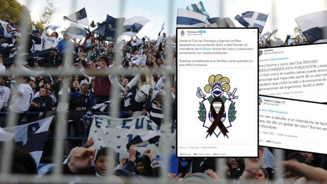 repudio y revuelo tras el posteo de gimnasia por la muerte del ex intendente abel roman