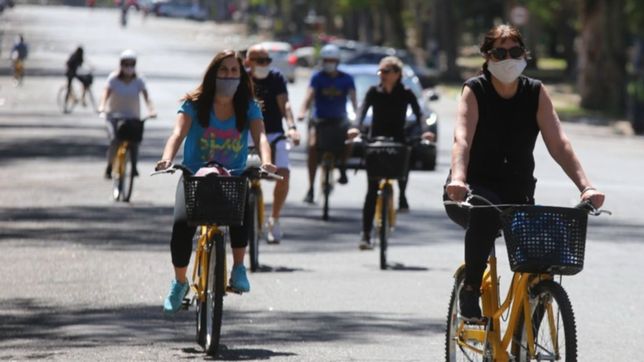 actividad fisica y sustentabilidad: promueven el uso de bicicletas en la plata