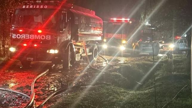se prendio fuego un aserradero y seis dotaciones de bomberos tuvieron que batallar contra las llamas