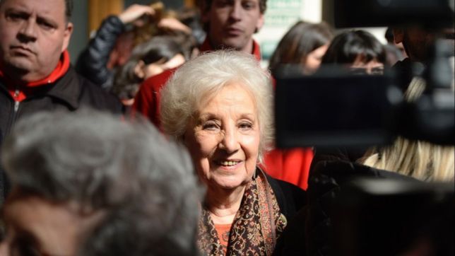 estela de carlotto fue a despedir a chicha mariani y le contesto a la gerenta de megatlon