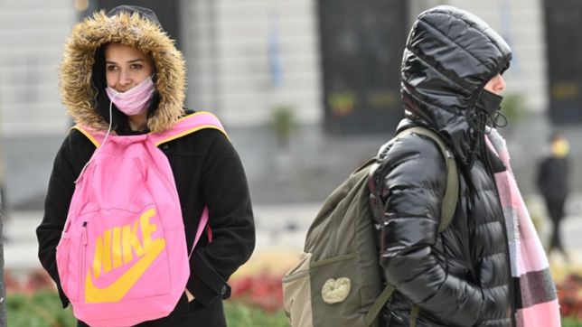 la ola de frio polar se acerca a la plata con temperaturas minimas de apenas 1 grado