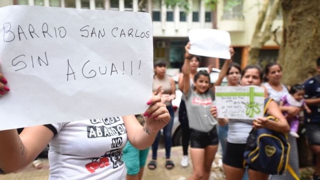 ante las quejas, absa dice que terminaron los trabajos en el bosque y vuelve el agua en la plata