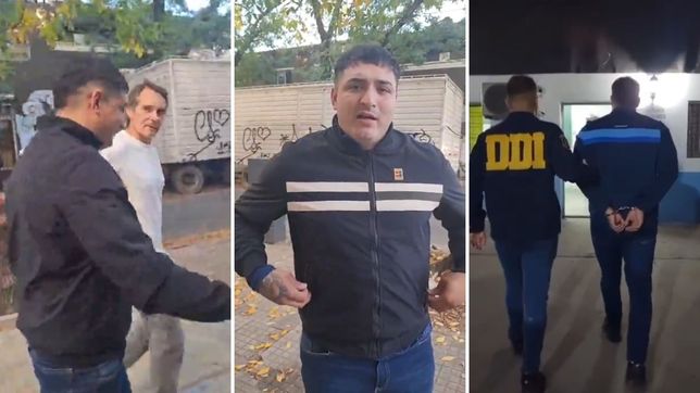 el video de braian medina cuando se entrego a la justicia por la balacera en la uocra