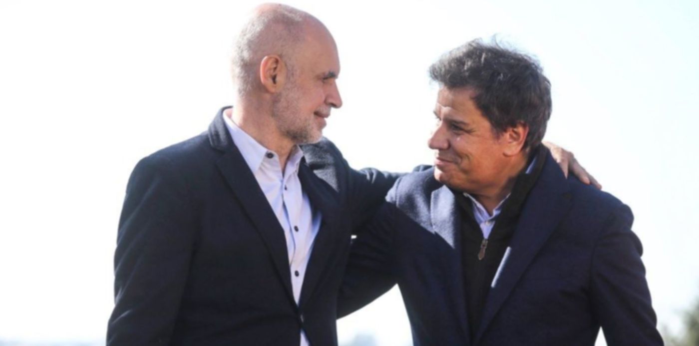 Horacio Rodríguez Larreta y Facundo Manes