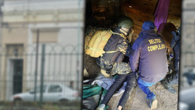 atraparon en la megatoma de los hornos a los dos presos fugados de la comisaria de tolosa