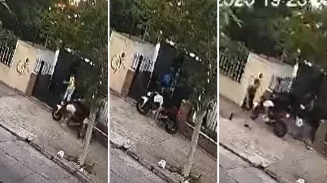 a la luz del dia, asaltaron a una mujer mientras entraba a su casa