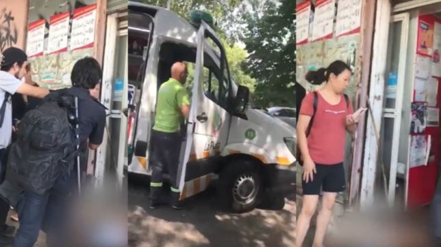 video: el momento despues del feroz ataque al dueno del supermercado chino