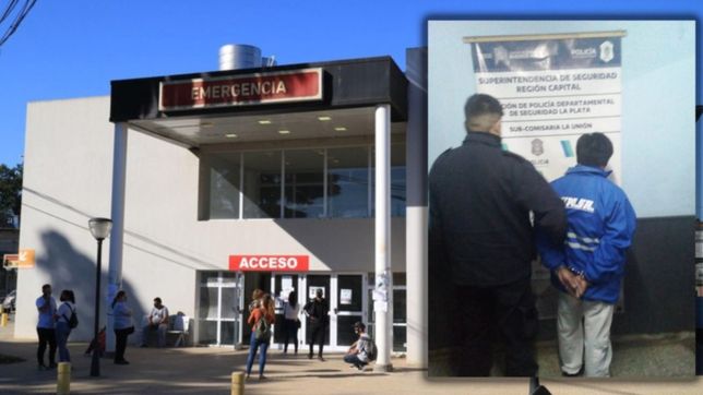 un medico del hospital de romero ataco a golpes a su pareja y termino detenido