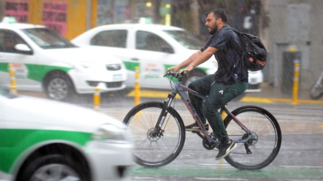 la tormenta se acerca a la ciudad y asi va a seguir el clima el fin de semana