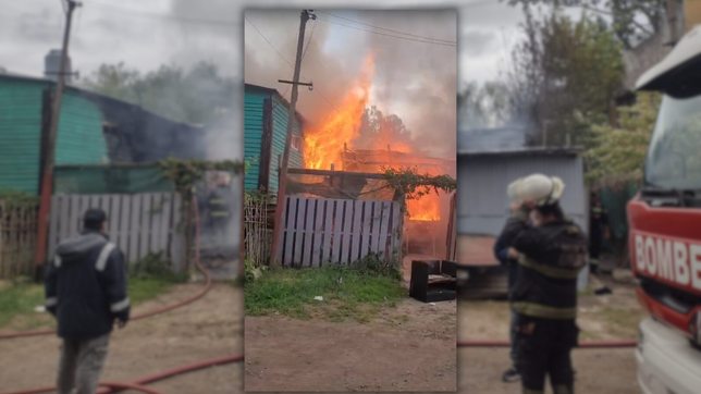se incendiaron tres casas en punta lara, creen que fue intencional y detuvieron a un joven de 18 anos