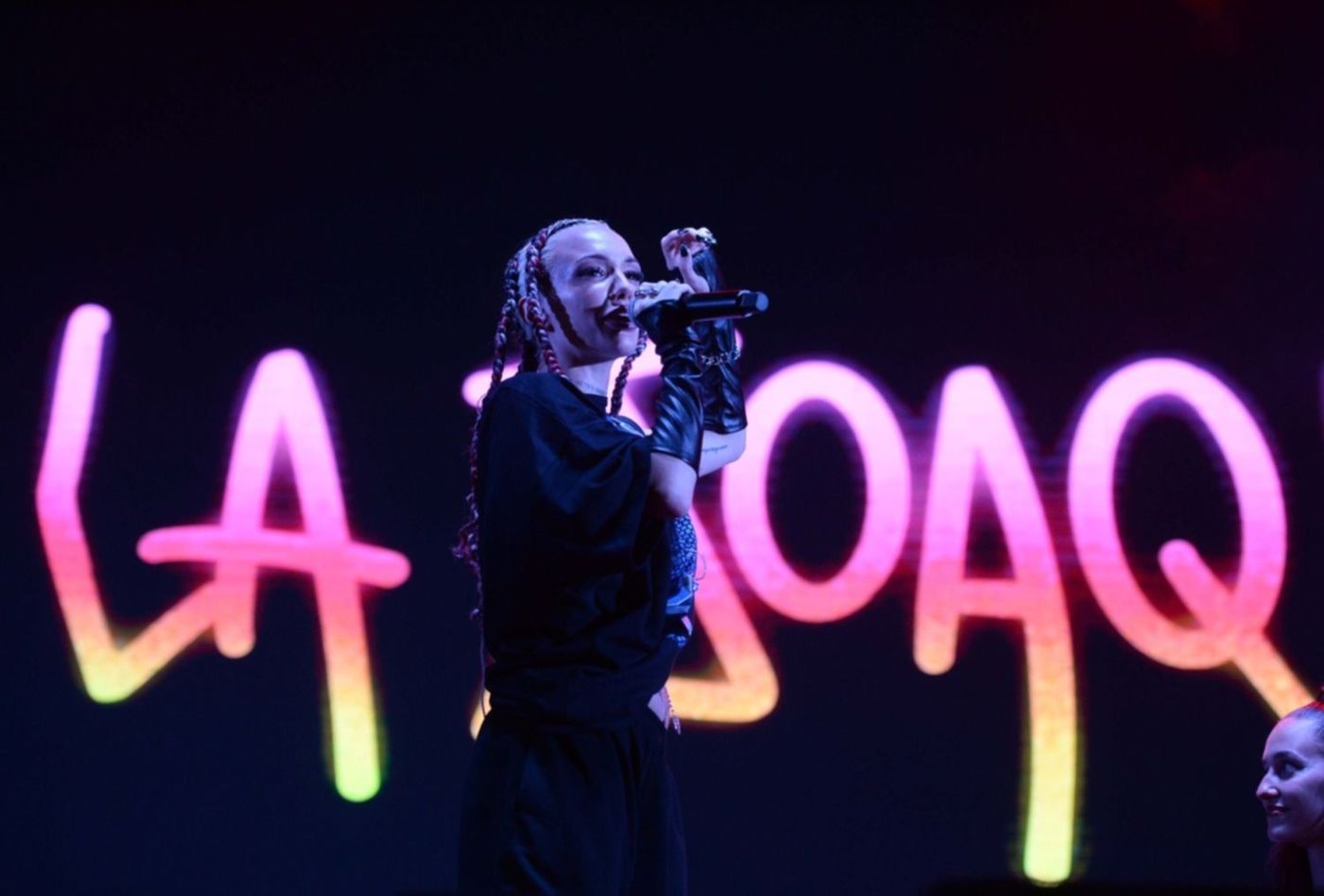 La Joaqui en Plaza San Martín