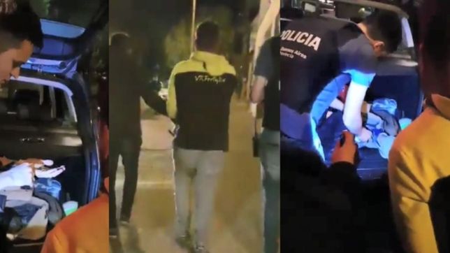 video: asi detuvieron al vecino exhibicionista y que tenia un arsenal de armas en su casa