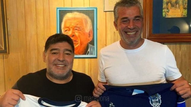el audio de pellegrino justo despues de la reunion con maradona