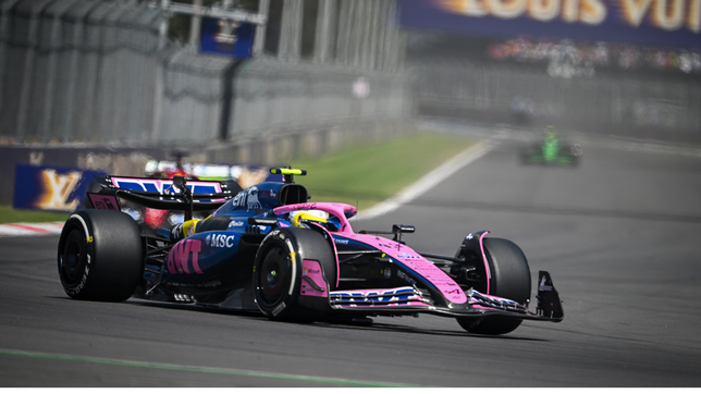 colapinto tuvo una gran practica libre y termino noveno en el inicio del gran premio de mexico