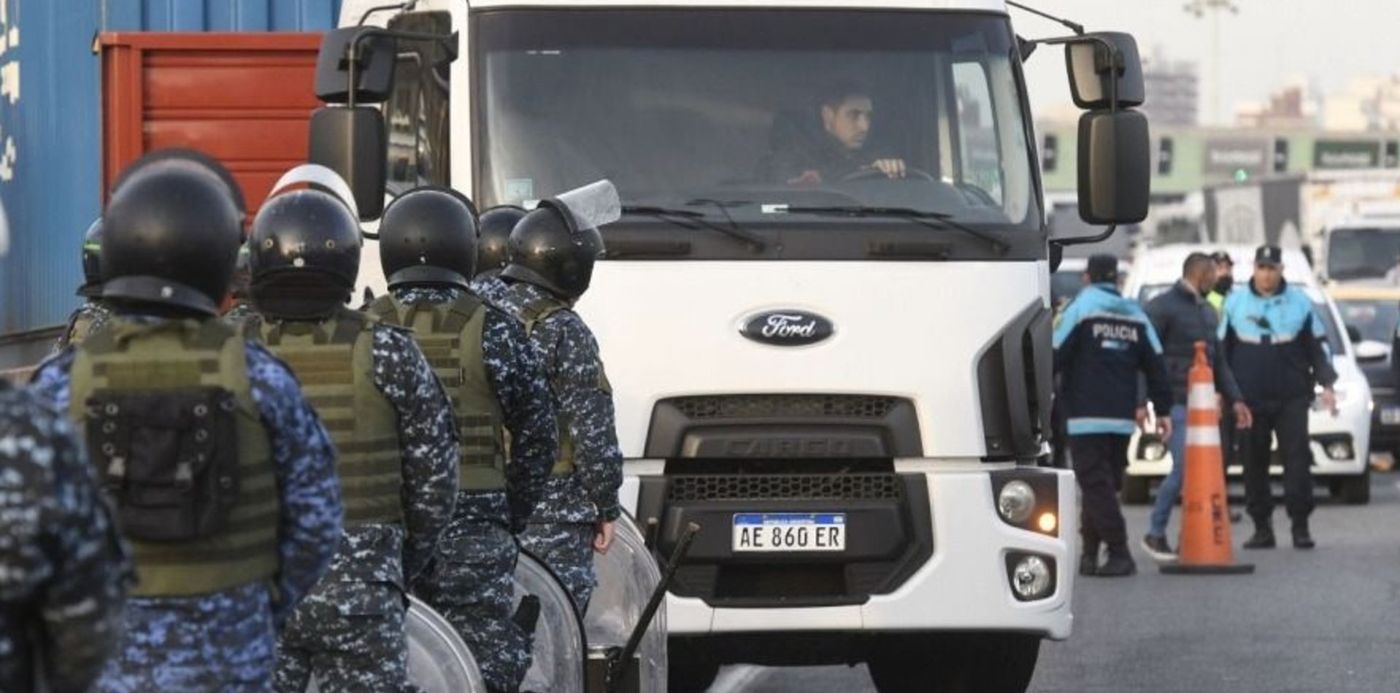 Camiones en Autopista
