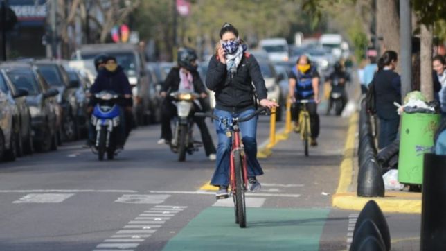 la pandemia de coronavirus disparo el uso de las bicicletas en la plata