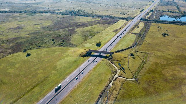 un puente de 300 metros, la obra clave en la nueva bajada de la autopista en city bell