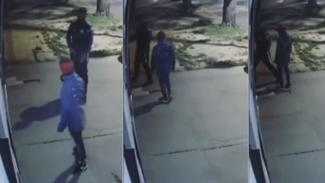 dos ladrones intentaron ingresar a robar a una casa de ensenada y quedaron filmados
