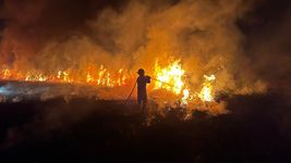 la quema de un pastizal encendio alarmas por los incendios en la region la quema de un pastizal encendio alarmas por los incendios en la region